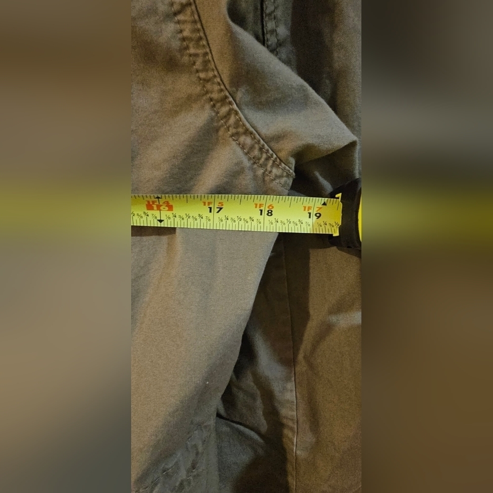 American Rag - Natural Hues & Greens Casual Fall Utililty Jacket / Coat​​​​ - Picture 6 of 7